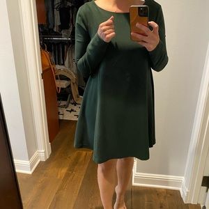 Green Long sleeve dress